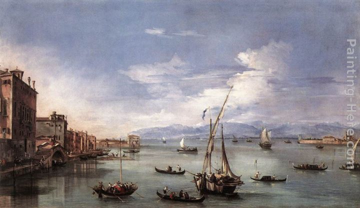 The Lagoon from the Fondamenta Nuove painting - Francesco Guardi The Lagoon from the Fondamenta Nuove art painting